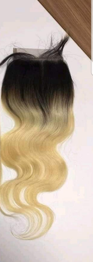 Blonde - 4x4 Lace Closure