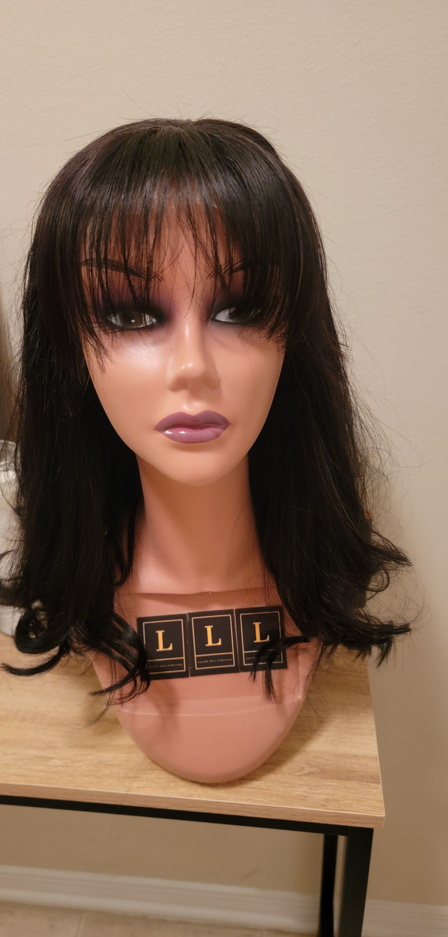 Closure Wig with Bang